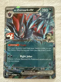 N's Zoroark ex 098/159 Play Stamped Prize Pack Series 7 Journey Pokemon TCG - Image 1