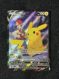 2022 Pokemon Lost Origin Trainer Gallery TG16/TG30 Pikachu V Clean Surface Edges - Image 2