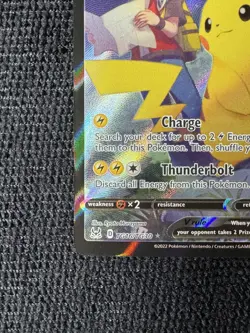 2022 Pokemon Lost Origin Trainer Gallery TG16/TG30 Pikachu V Clean Surface Edges - Image 3