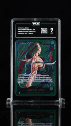 One Piece - Tag 9 - Roronoa Zoro OP12-020 Learn Together Leader US Seller - Image 1