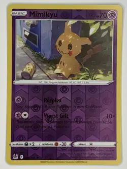 Mimikyu 080/196 Reverse Holo Lost Origin Pokemon NM - Image 1