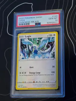 PSA 10 Lugia 2020 Pokemon Darkness Ablaze Lugia 140/189 GEM MINT - Image 2