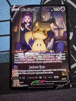 Mimikyu V Pokemon Brilliant Stars Trainer Gallery Full Art Holo TG16 160HP - Image 1