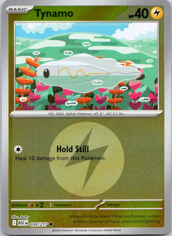 Pokemon Tynamo 59/217 Ascended Heroes Common Energy Symbol Reverse Holo NM TCG - Image 1