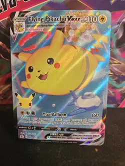 Flying Pikachu VMAX - 007/025 - Pokemon Celebrations Sword Shield Rare Card VLP - Image 1