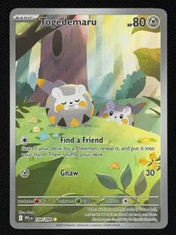 Togedemaru 104/094 Illustration Rare Phantasmal Flames Holo Near Mint - Image 1