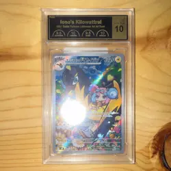 Pokemon TCG Iono's Kilowattrel Sv9 104/100 AR Alt Art Holo JP 2025 PCG 10 - Image 1