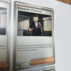Pokemon Card 151 4x Playset Giovanni's Charisma 161/165 Near Mint - Image 3