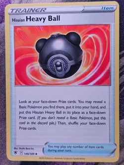 Hisuian Heavy Ball 146/189 Uncommon Astral Radiance Pokemon Near Mint - Image 1