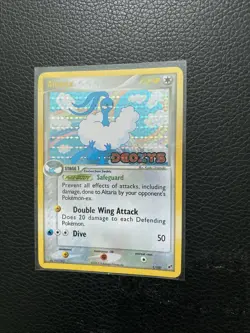 2005 Pokemon Card - Altaria Deoxys 1/107 Holo Reverse Holo Stamped - Image 2