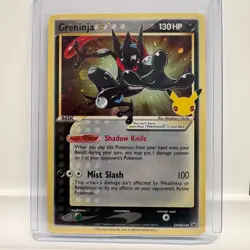 Greninja [Gold Star] #SWSH144 Pokemon Celebrations w/ Stand Display - Image 2