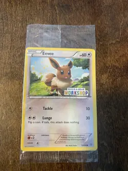 Pokemon Build-A-Bear Workshop Promo Eevee 63/98 - Sealed brand new trading card - Image 1