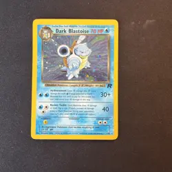 Dark Blastoise Holo #3 Pokemon Team Rocket 1995 LP 💫Swirl 💫 - Image 2