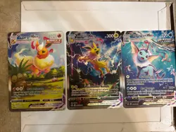 Jumbo Flareon, Jolteon & Vaporeon VMAX Oversized Pokemon Cards - Read Desc - Image 1