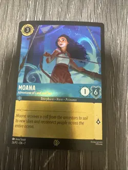 Disney Lorcana TCG Moana Adventurer of Land and Sea Promo Foil 26/P2 EN - Image 1