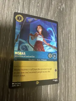 Disney Lorcana TCG Moana Adventurer of Land and Sea Promo Foil 26/P2 EN - Image 2