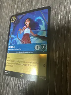 Disney Lorcana TCG Moana Adventurer of Land and Sea Promo Foil 26/P2 EN - Image 3