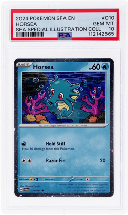 2024 Pokemon Scarlet and Violet Shrouded Fable Horsea PSA 10 - Image 1