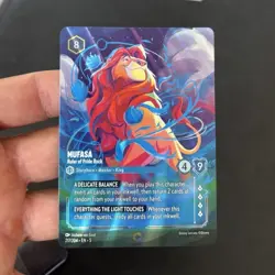 Disney Lorcana TCG Mufasa Ruler of Pride Rock 217/204 Enchanted NM - Image 1