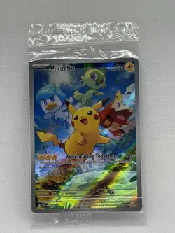 Pokemon Pikachu SVP 027 Sealed Black Star Promo Paldea Evolved ETB NM Perfect - Image 1