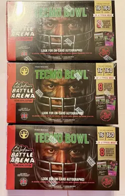 Bo Jackson Battle Arena Tecmo Bowl Double Mega Box FACTORY SEALED (3 Boxes) - Image 1