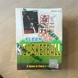 Fleer 1993-94 Basketball Series 1 Factory Sealed Box NBA 240 Cards - Image 1