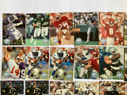 1991 Pro Set Platinum Football Trading Card Incomplete Set - lot of 57 cards - Image 2