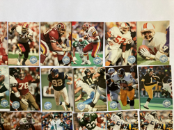 1991 Pro Set Platinum Football Trading Card Incomplete Set - lot of 57 cards - Image 3