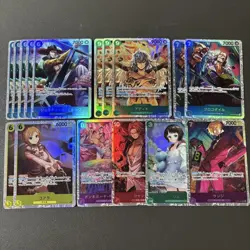 One Piece Card Game Bulk Lot Retirement Parallel SR 45 Cards OP TCG - Image 2