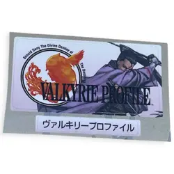 Sony PlayStation 1 PS1 Valkyrie Profile Official Square Enix Memory Card Sticker - Image 1