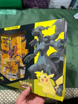Nintendo Pokemon TCG Pikachu and Zekrom-GX Tag Team Premium Collection Sealed - Image 5