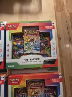 Pokemon TCG First Partner Illustration Collection Series 1 4-Box Set 2023 EN - Image 3