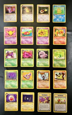 Team Rocket Pokemon Lot | ALL 1st Edition Vintage/Dark 20 Cards in NM Condition! - Image 1