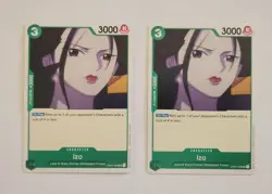 OP01-033 Izo PRB-01 One Piece TCG English Card pirate flag Foil - X2 - Image 1