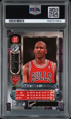 1997 Metal Universe Michael Jordan #23 - PSA 8 NM-MT - Image 2