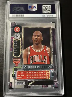 1997 Metal Universe Michael Jordan #23 - PSA 8 NM-MT - Image 4