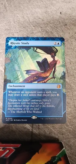 Rhystic Study - Wilds of Eldraine: Enchanting Tales (WOT) MTG - MP - Image 1