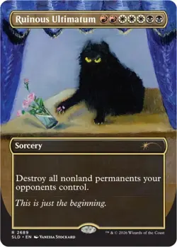 UK IN HAND - Purr Majesty NON-FOIL Regular Secret Lair Cats Are The Best MTG - Image 4