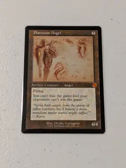 MTG Platinum Angel (Schematic) The Brothers' War: Retro Frame Artifacts NM - Image 1