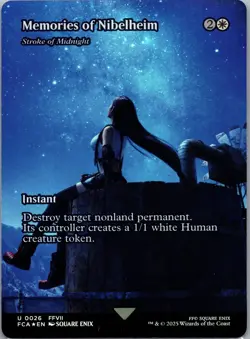 Memories of Nibelheim - Stroke of Midnight (Showcase) Foil U FINAL FANTASY: Thro - Image 1