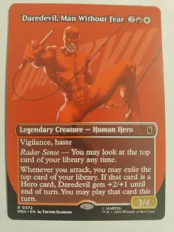 Daredevil, Man Without Fear 2026 Marvel Super Heroes Rare 0372 - Image 1