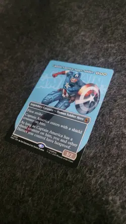 Captain America, Super-Soldier (Borderless) (0352) Marvel Super Heroes Non Foil - Image 2