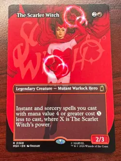 The Scarlet Witch (Borderless) - 368 - MTG Marvel Super Heroes - NM/M - Image 1