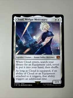 Cloud, Midgar Mercenary - NM/MINT Regular Mythic #10 FIN Final Fantasy MTG - Image 1