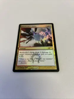 Magic the Gathering MTG FNM Promo WARLEADER'S HELIX foil - Image 1