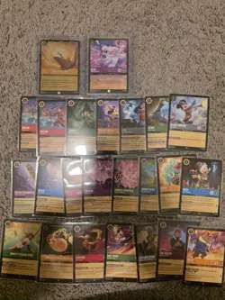 Disney Lorcana Fabled Mixed Card Lot - Image 1