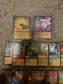 Disney Lorcana Fabled Mixed Card Lot - Image 2