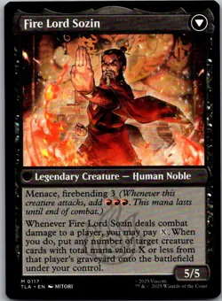The Rise of Sozin 117 Mythic Avatar: The Last Airbender Magic: The Gathering NM - Image 2