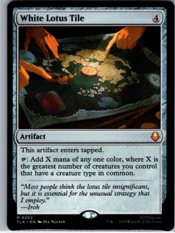 White Lotus Tile 262 Mythic Avatar: The Last Airbender Magic: The Gathering NM - Image 1