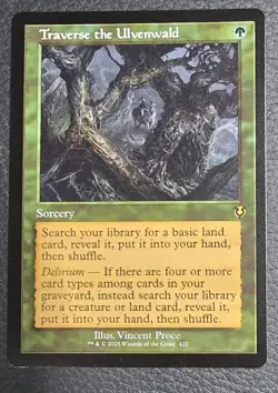 Traverse the Ulvenwald (Retro Frame) Innistrad Remastered 422 MTG NM Magic - Image 1
